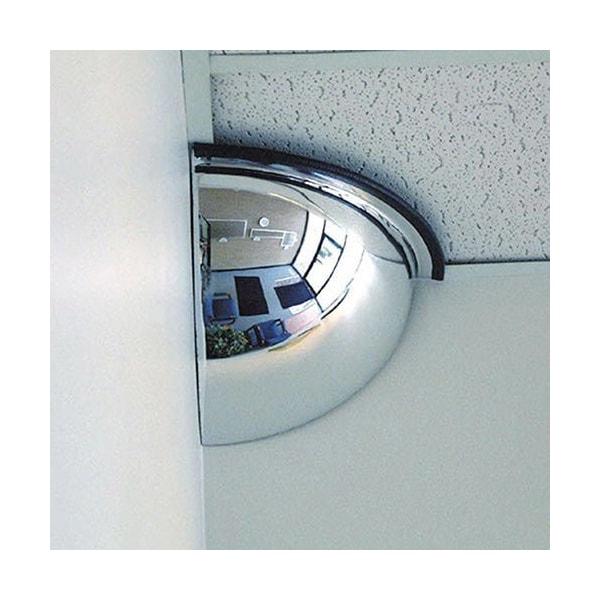 Safety Security Products Quarter Dome Acrylic Mirror, 26 Dia. H141265F - main